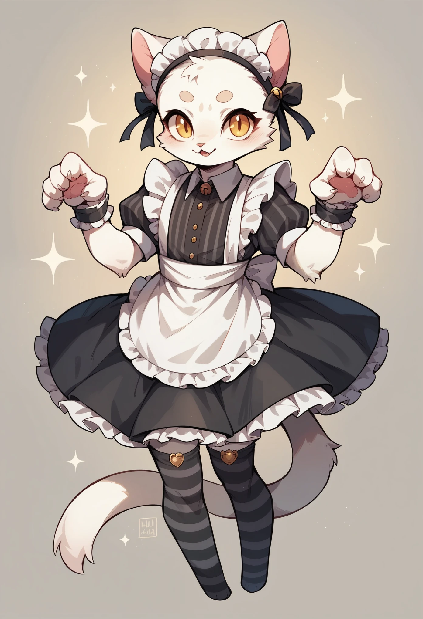 shiru, cat boy, femboy, hazel eyes, multicolored fur, black and white colored fur, ((black and white spots)), cat ears, cat tail, (cat nose) wearing a maid outfit, purple thigh-highs , hyper thighs, small, massive thighs, gigantic ass, bottom-heavy, huge ass, wide hips, dark black hair, small waist, sweating, ((huge testicles)), (((huge white penis ))), dripping cum, heavy penis , blunt tip, cum pool, heavy , petite, ((((excessive musk)))), excessive steam, excessive precum, excessive sweating, 8k, cartoonish, by stemingbunbun, uploaded on e621, by Slugbox, (((from behind))), (looking front), hung trap