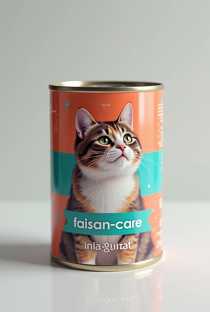 A can of cat food, that says Faisán-Care