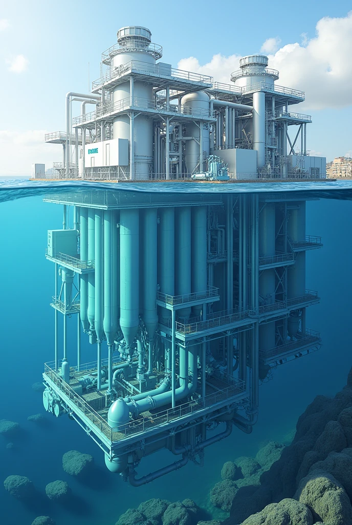 CRIE, a reverse osmosis system, of that complete one from Israel used in the treatment of sea water