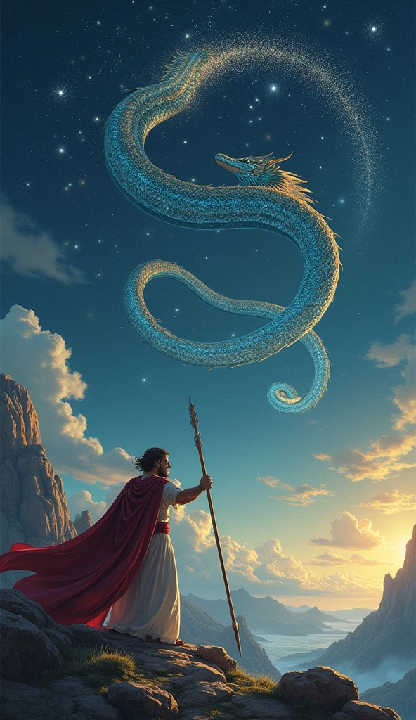 To complete the work, he killed Ladão with a poisoned arrow. As a reward for the dragon&#39;s loyalty, Zeus placed him in the sky as the constellation Draco., where he stays, coiled around the celestial pole, as an eternal symbol of vigilance and power.