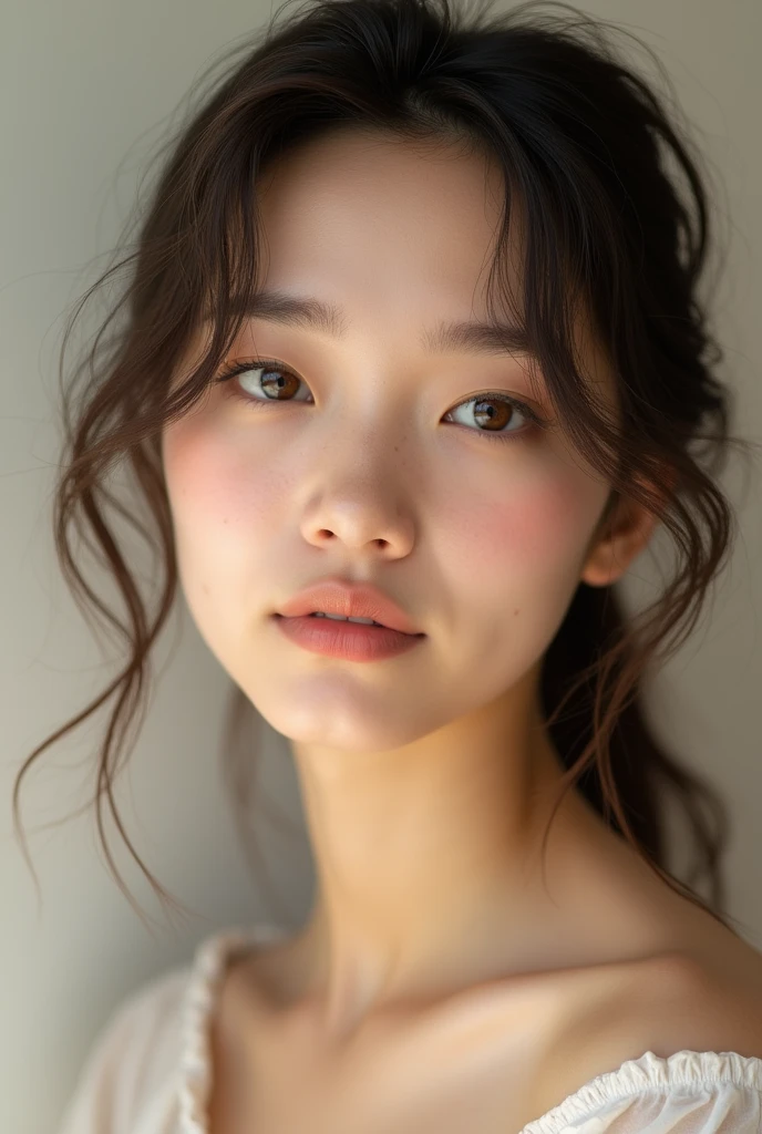 Pretty face no makeup