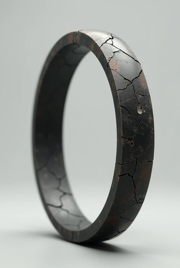 a thin rubber ring with cracks