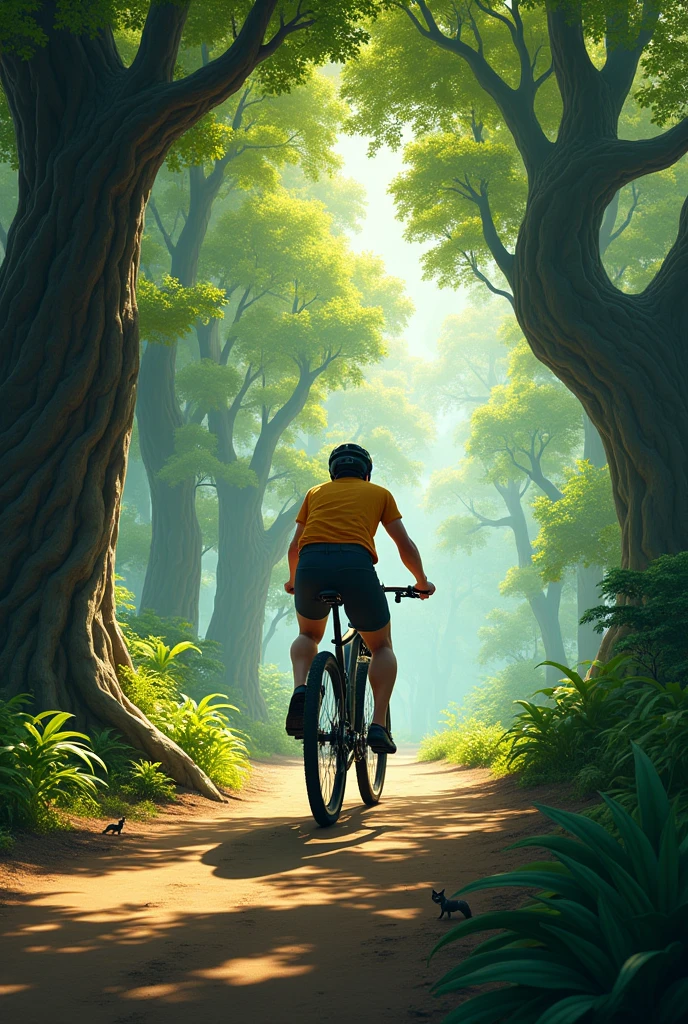 Bike , forest