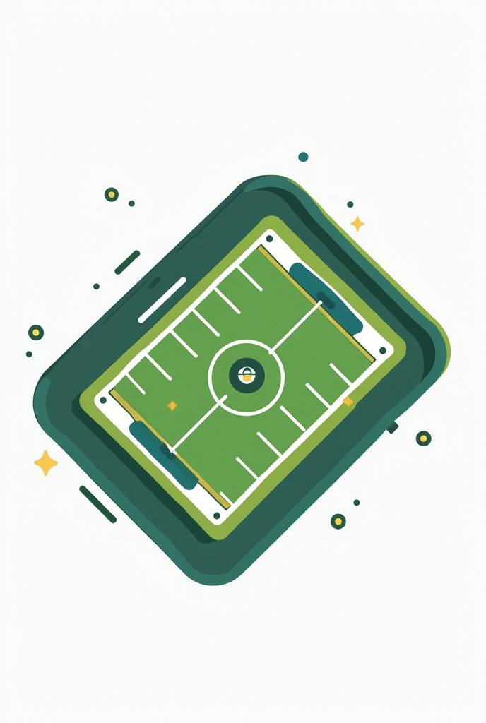 Create a football field logo