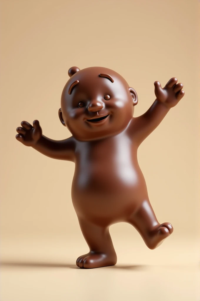 A dancing chocolate
