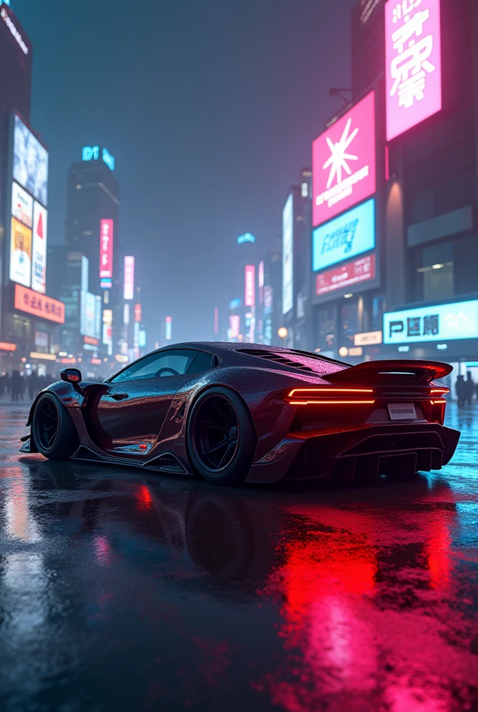 Design of a never-existing car with 2000s tuning for a brand to create