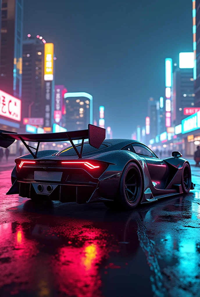 Design of a never-existing car with 2000s tuning for a brand to create 

