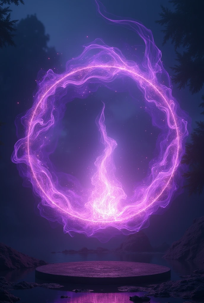 Infinity Violet Flame in Circle 