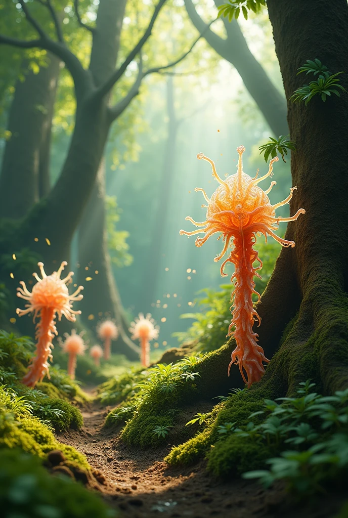 Protists, vegetable, began, trees