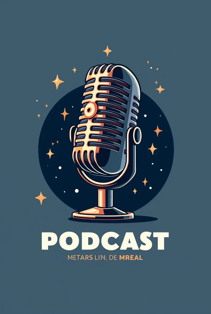 Create a podcast logo that is eye-catching and engaging