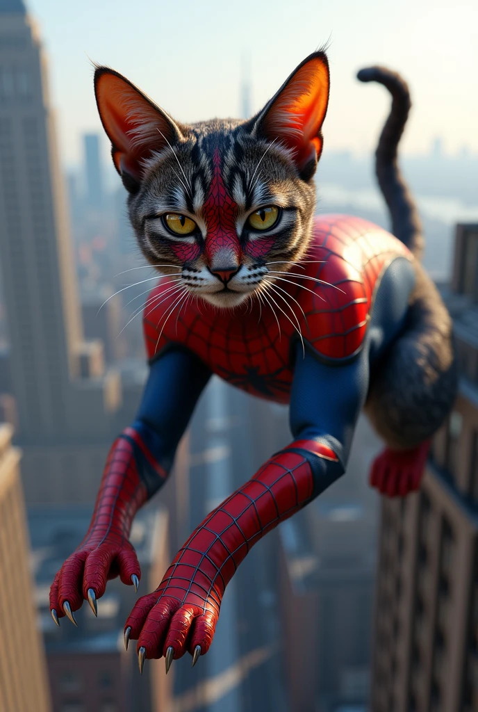 Spiderman cat version
