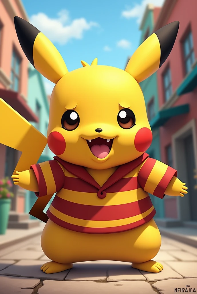 Pikachu with the face of Chavo del Ocho