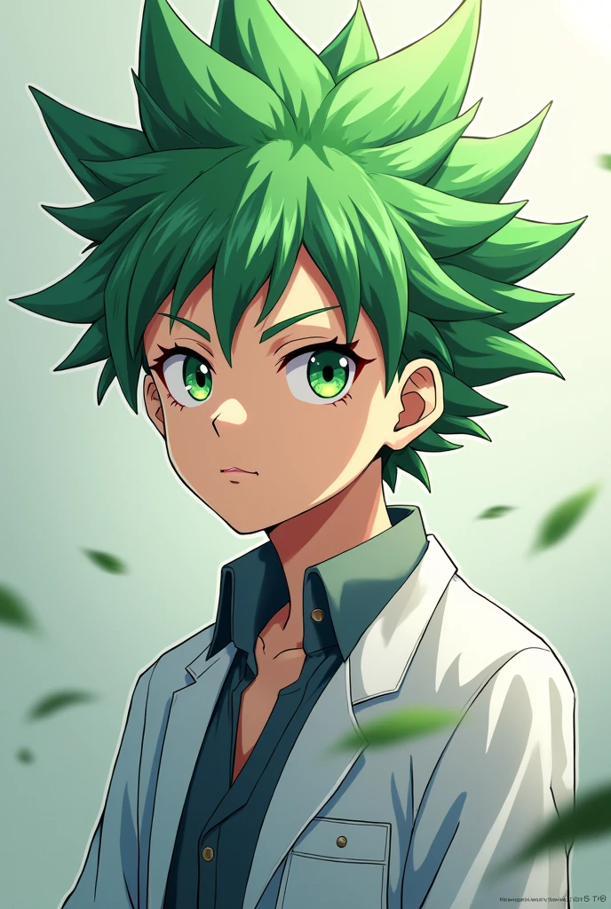 Image from the anime Doctor Stone of the character Senku Ishigami