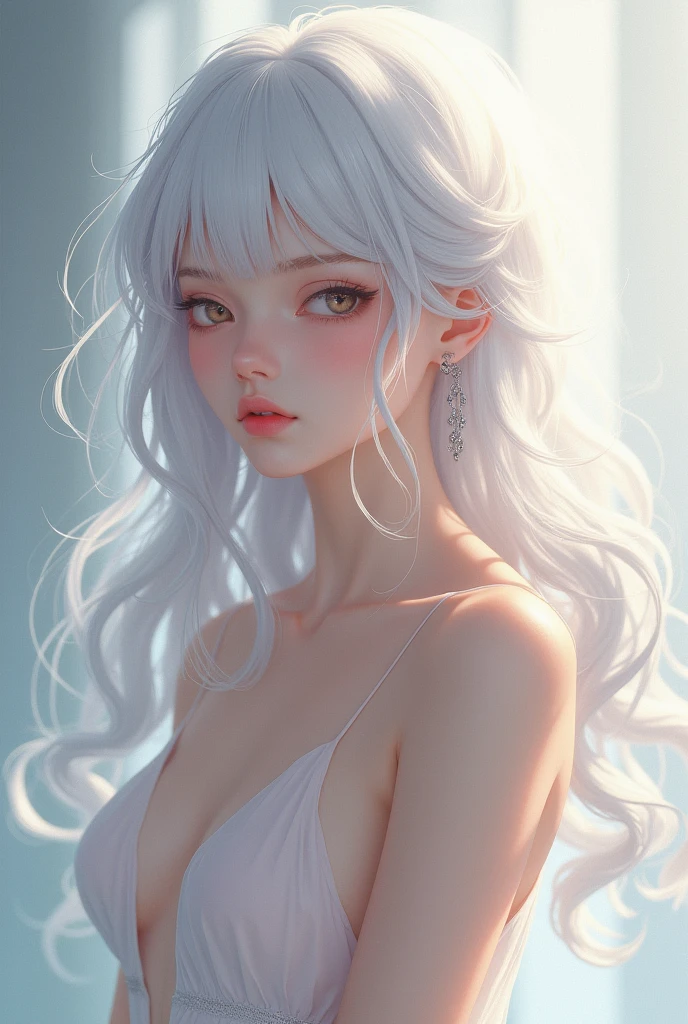 Anime white beautyfull woman naked