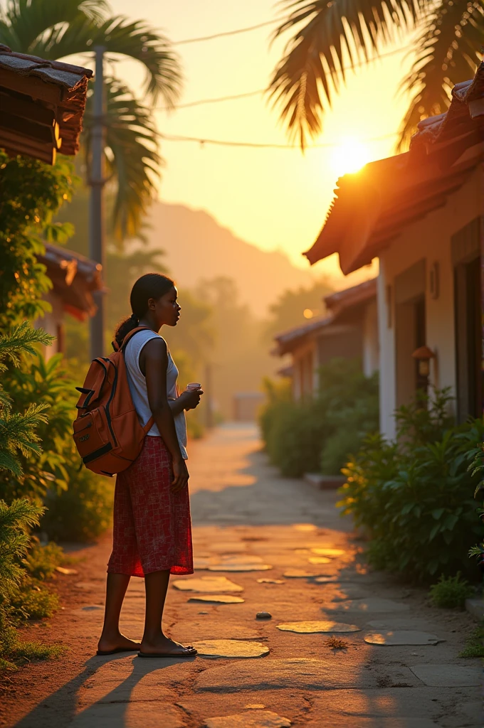 Generate a human looking photo of the morning please, that the photo is in the Dominican Republic 