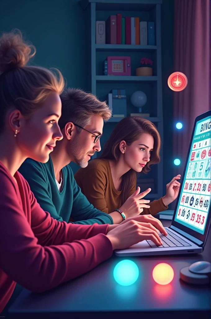An image about playing bingo online.