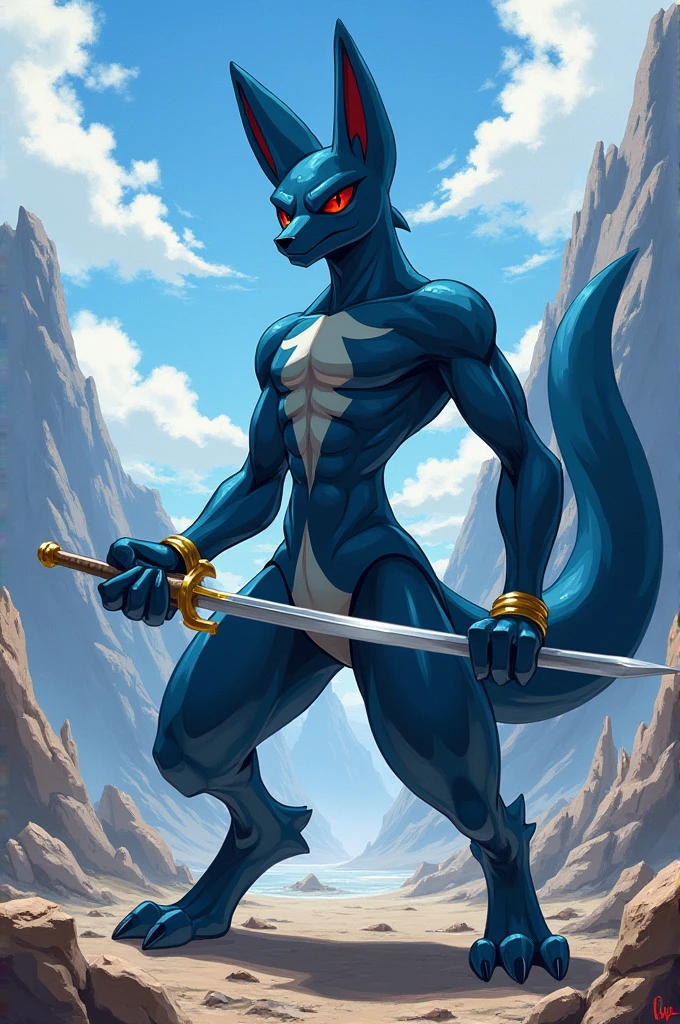 lucario as tanjiro kamado