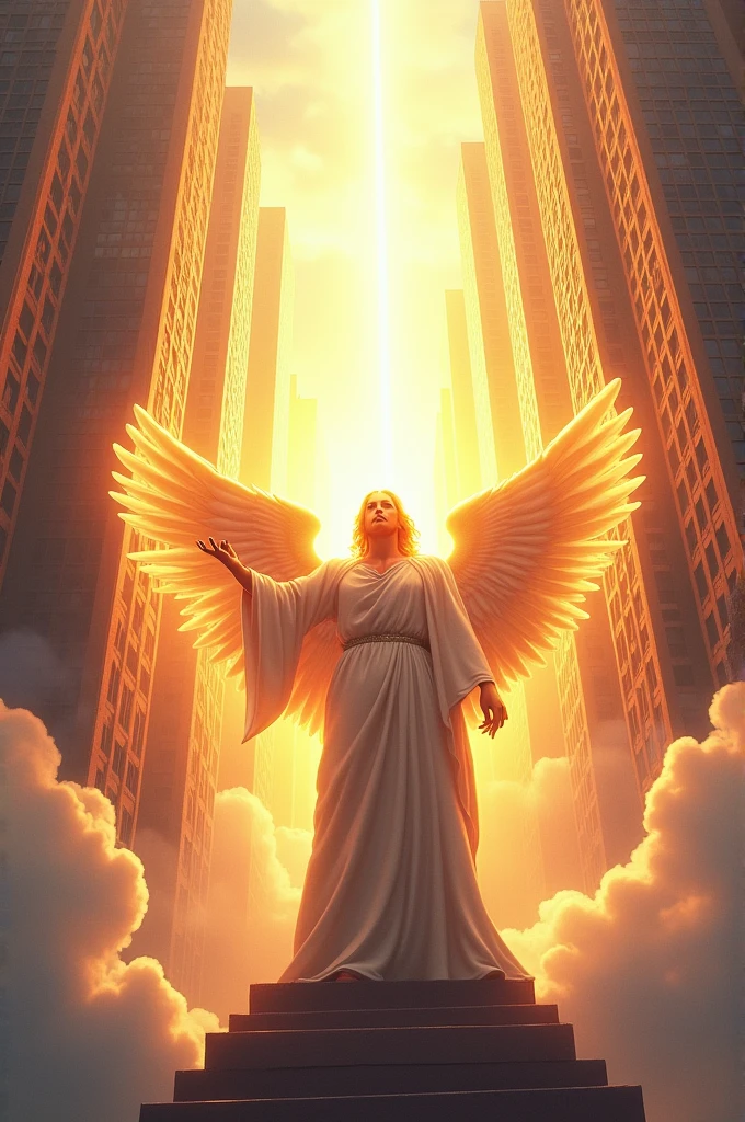 Make a cover art for my Gospel track. Titled Shining towers, artist Name is KENNY GOT beats