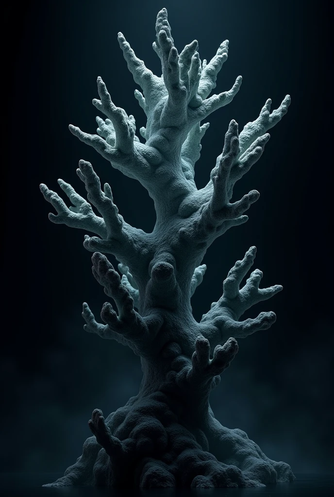 a unit of magic coral plus drawing with black background