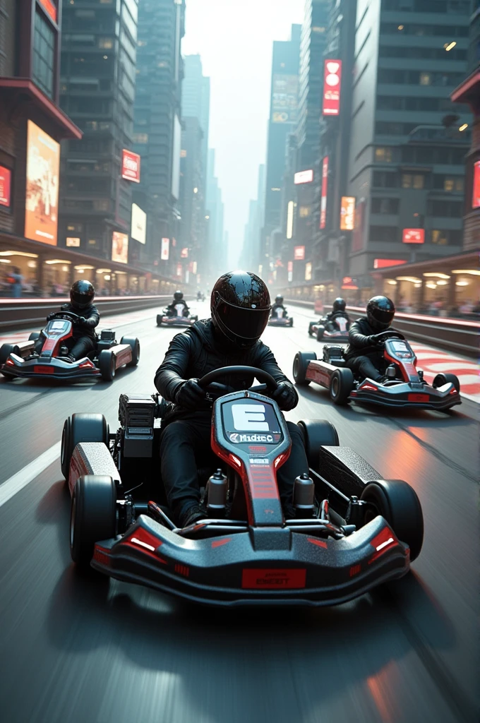 A go-kart race with EMDEC agents