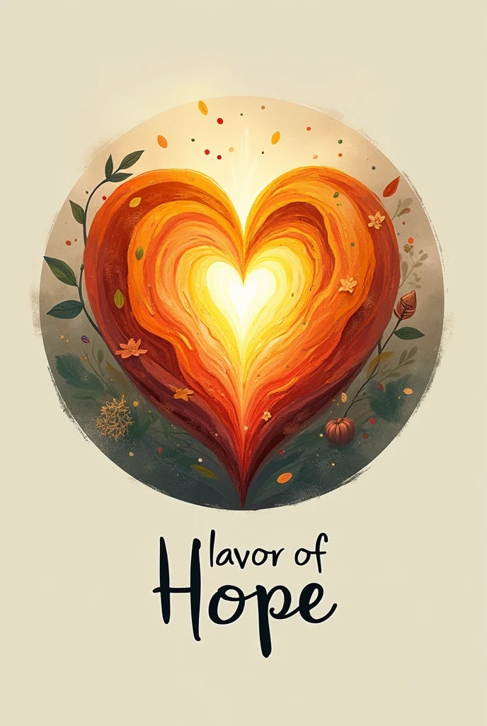 Generate the logo for a project called flavor of hope 
