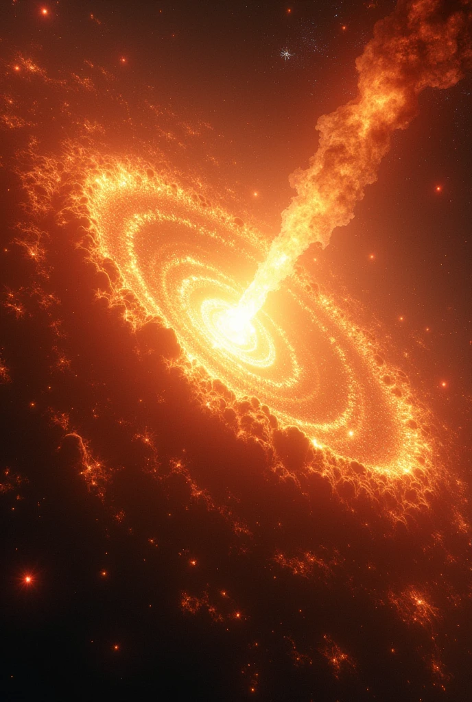 Realistic super nova, towards the earth