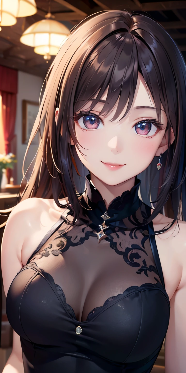 ((Highest quality、masterpiece、Highest quality、High resolution、8k、detailed、ultra-detailed:1.3)),smile,portrait, Practical, elegant adult woman,Dynamic movement