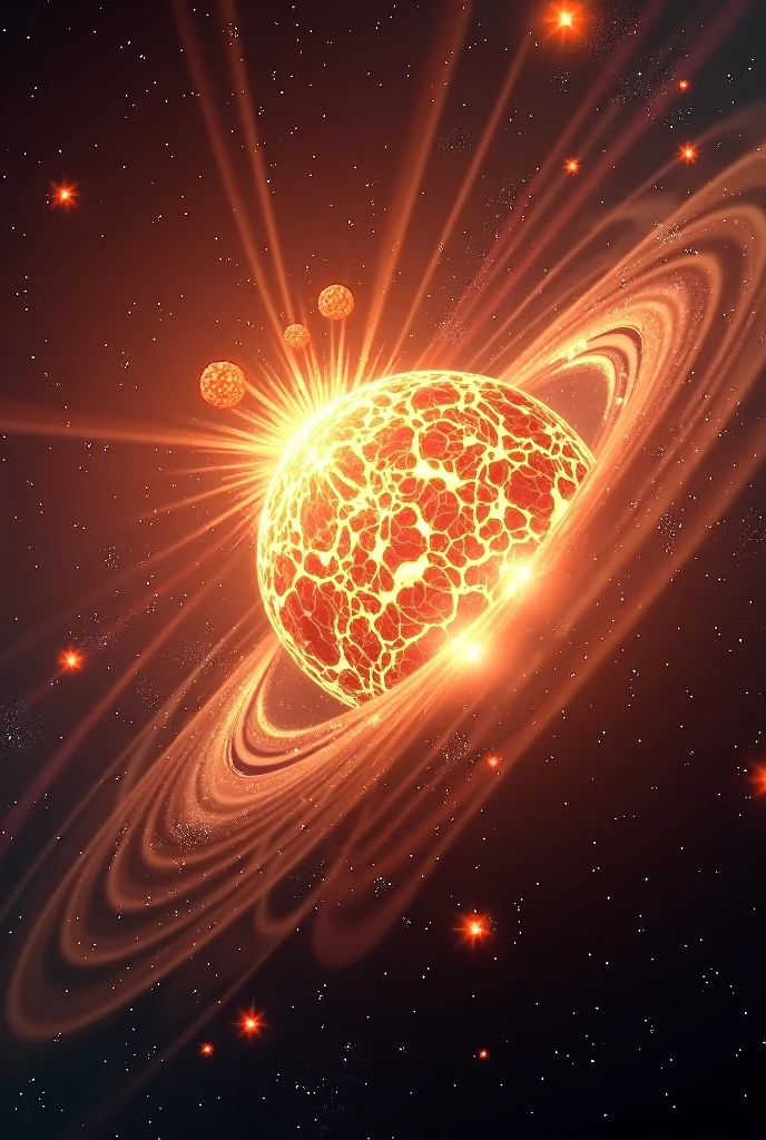 Realistic super nova, towards the earth