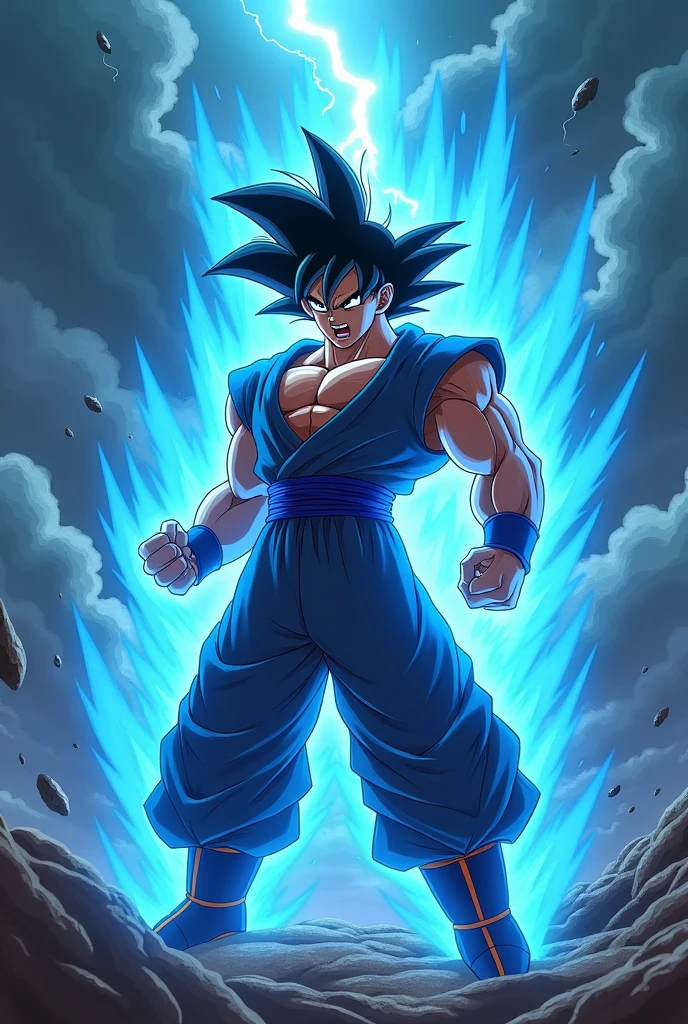 Goku BLUE angry