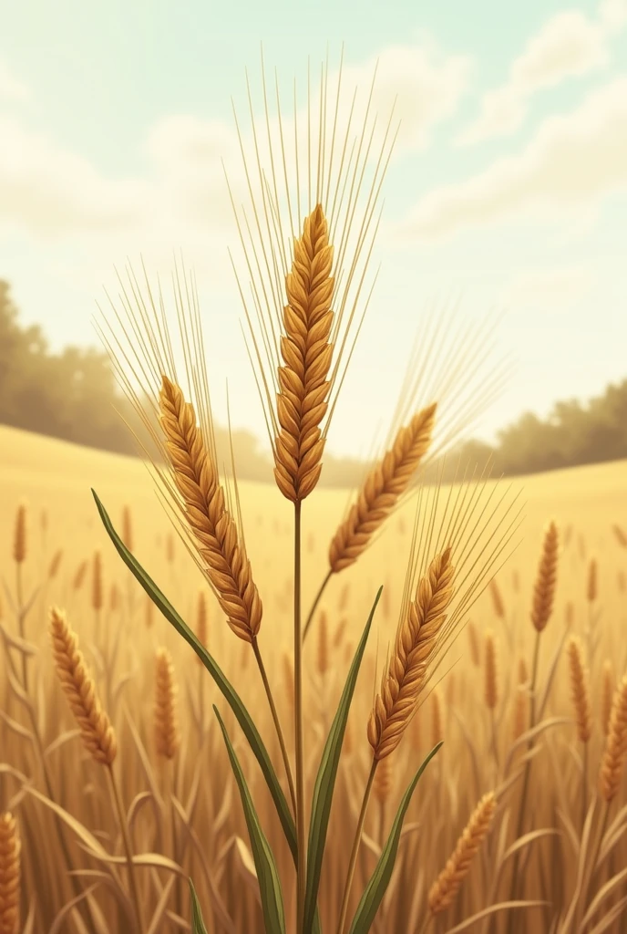 barley、An illustration、Gah