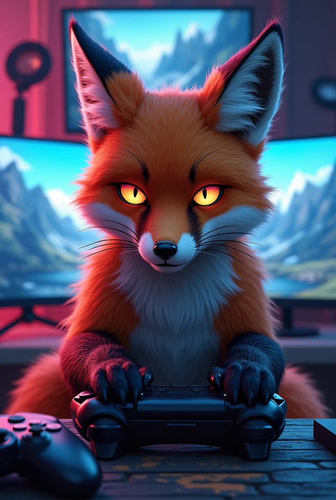 gamer fox