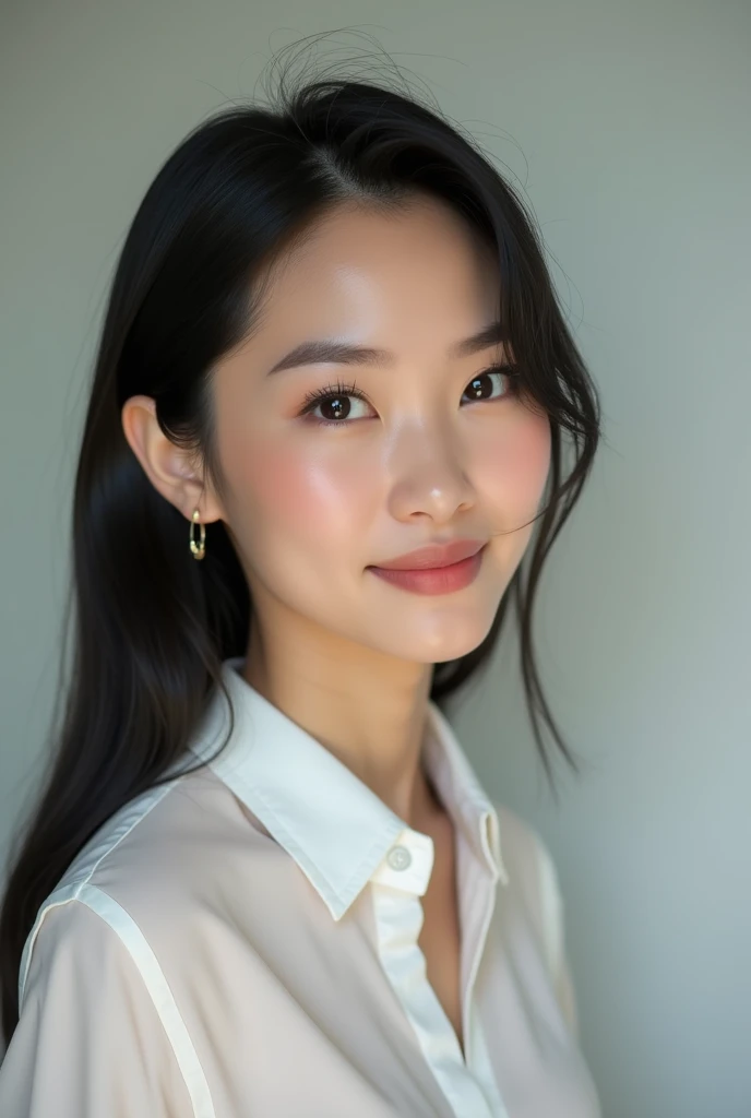 The owner of the company is a cute Thai woman.
