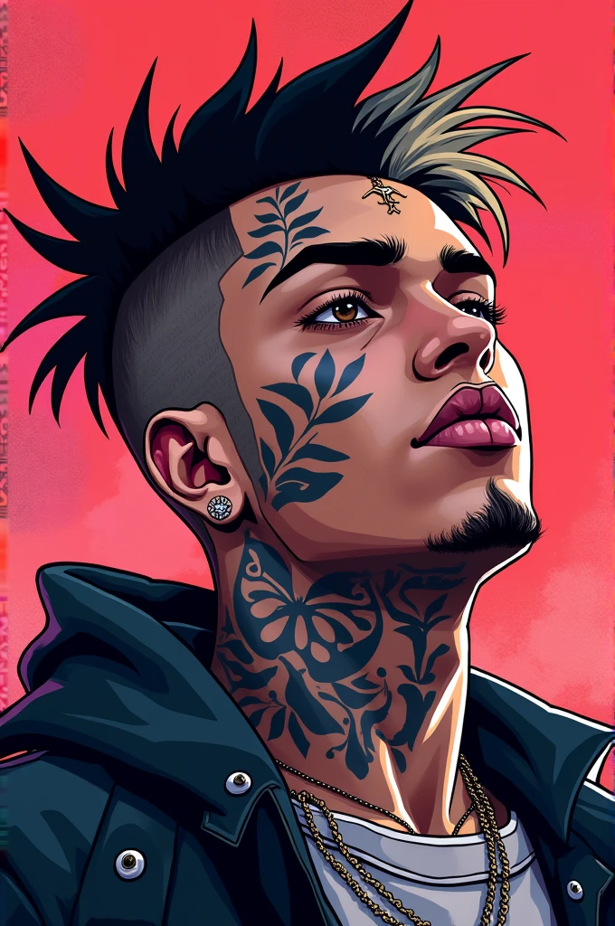 Xtentacion anime Japanese style