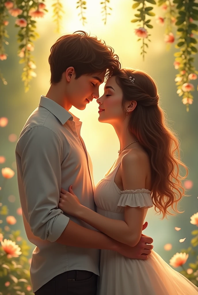 A girl with his boyfriend