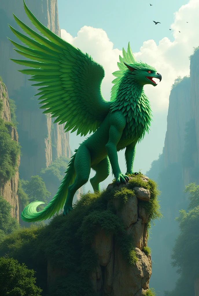 GREEN GRIFFIN SINGING