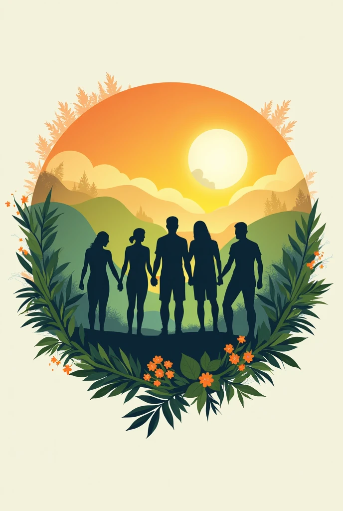 generate  a t shirt that picture healthy program, make it more mutual cooperation






