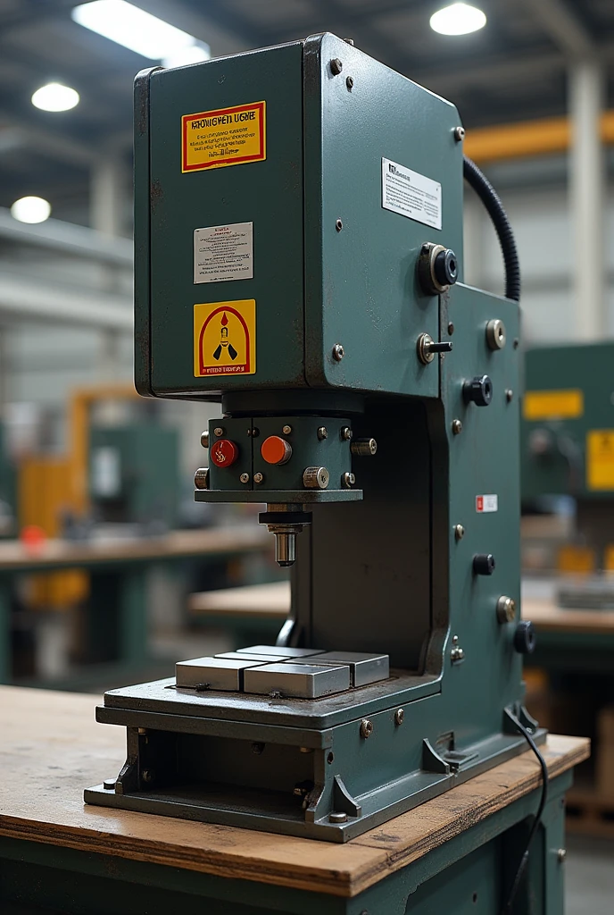 Remote controlled press or vice with translational movement 