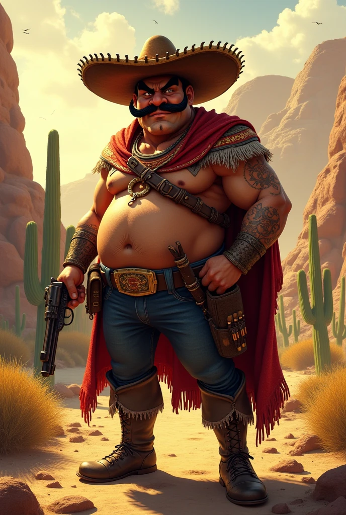 Mexican bandito version of wario