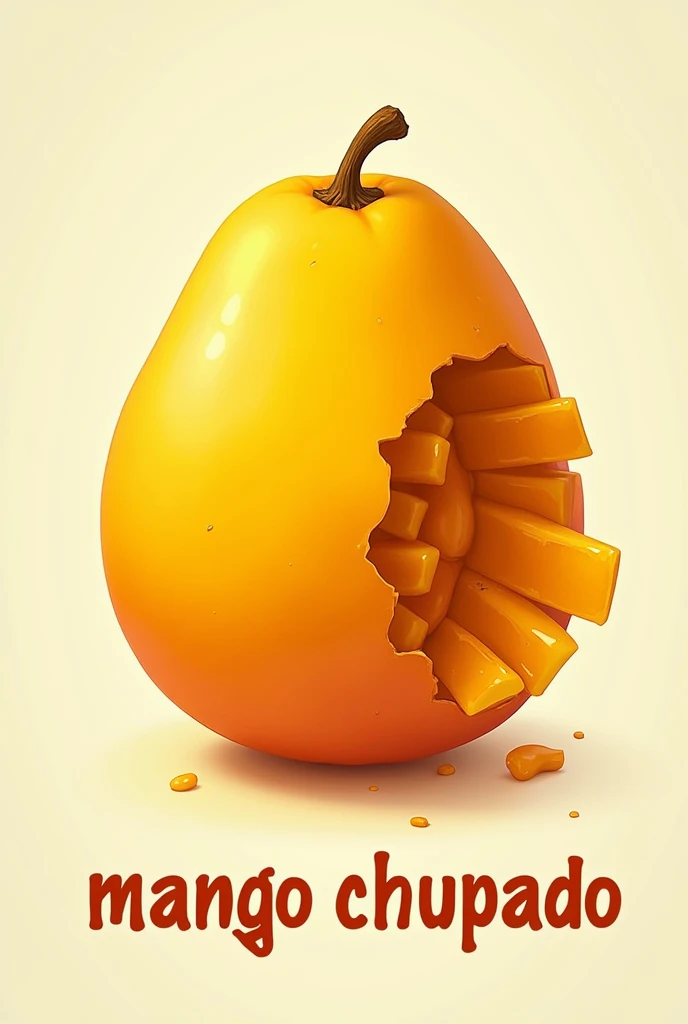 A Sucked Mango and below a large text that says Mango Chupado or Momazos Mango Chupado