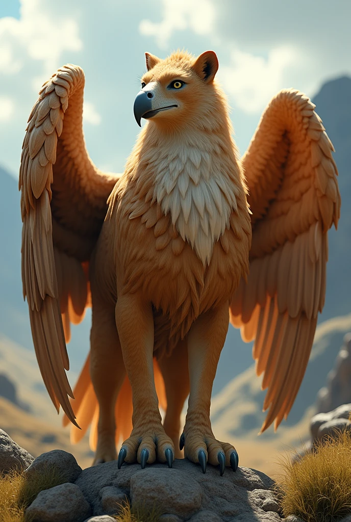 ((Best quality, 8k, Masterpiece :1.3)),((Griffin:1.7)),
