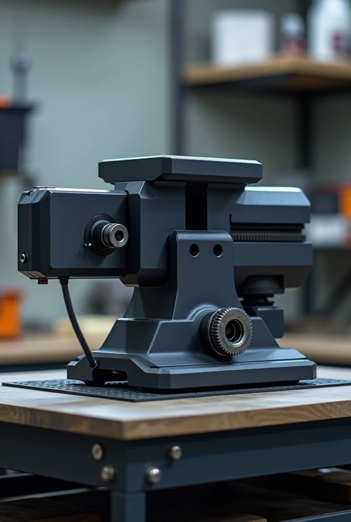 Remote controlled vise with horizontal movement