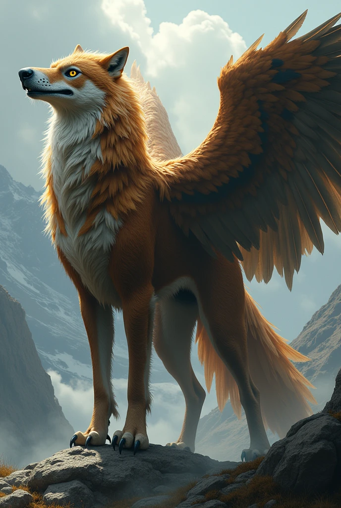 Wolf-eagle Hybrid fusion .