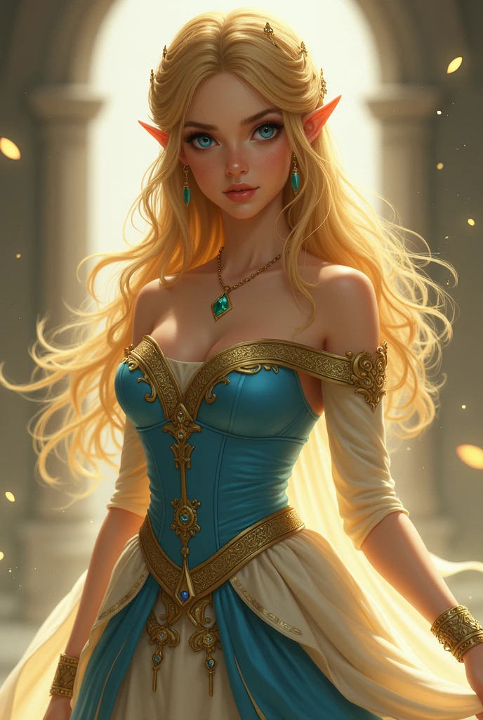 masterpiece, better_quality, 1 girl, Alone, princess zelda, Nintendo, the legend of Zelda, albw