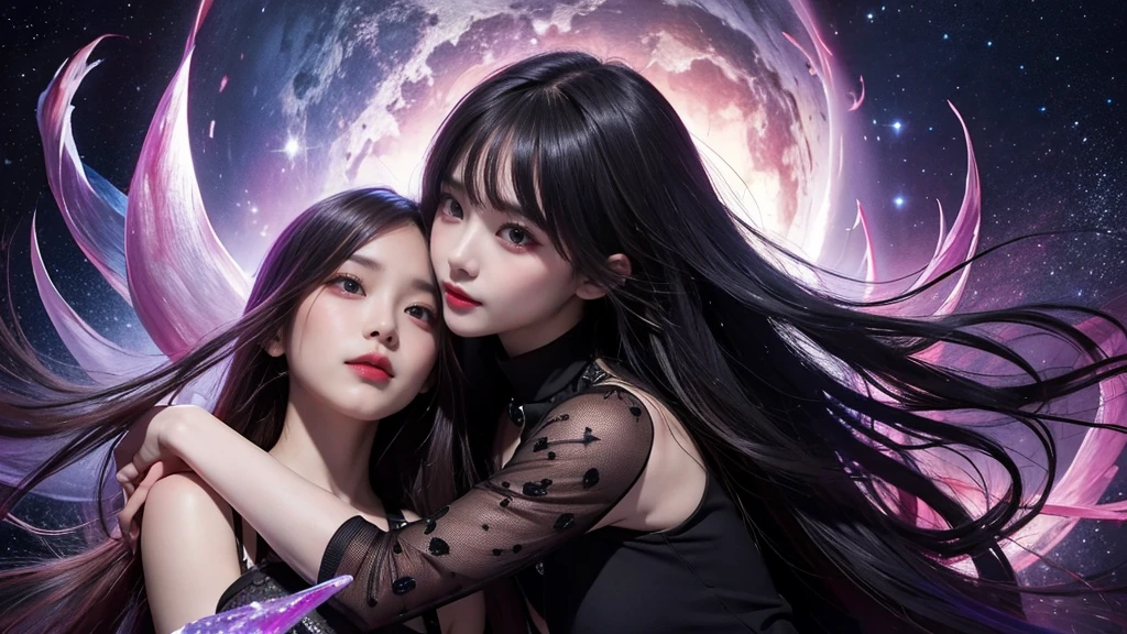 (best quality,high resolution:1.2),(dark,threaten:1.1),(doomな:1.1), In the space vortex,
Gothic Girl Heart, Very dark shade.
Her eyes, Like dazzling fur in a starless mist,
There is despair in their eyes.
Her Snapshot, Mysterious Cemetery,
Think about it, She is sad.
Black hair swaying in the moonlight,
She weaves despair into her dreams.
oh, Her Soul, shadow'Embrace,
Take me to space.
Kelhudel Gorin's every step, She summons darkness,
Dance in the Void, 惠普勒大fire花.
Her touch is the cold caress of the void,
In her vague existence, I'm confused.
love, Bublwiske, Cosmic forces,
Stars shine in the endless night sky.
Chaos, Let the emptiness scream,
Our love is a dazzling dream in the universe.
The Gothic Witch of the Stars,
In your void, I found my soul.
Hyperpolarizers, Anime style, Breathtaking oil paintings, Surrealism, Hyper-realistic digital illustrations imitating the style of oil paintings, Perfect blend with Alex Grey'Psychedelic fantasy art by H'biomechanical aesthetics.R. Giger. great composition, masterpiece, best quality, (devil,Satan,Lucifer:1.1),(devilish:1.1),(doom,doomな:1.1),(Mighty figure:1.1、Large Breasts、Glasses) 、 ((((巨大的Glasses, Nerd Glasses, Gentle glasses, Round Glasses)))),(((Large Breasts)))、(Red eyes sparkling:1.6)、(Red glowing eyes,Sharp Teeth:1.1),(Black Wings,Gentle,old:1.1),(Hell scenery:1.1),(fire,Sulfur:1.1),(threaten atmosphere:1.1),(dark shadows,threaten presence:1.1),(doom clouds,Stormy sky:1.1),(dark,Weird atmosphere:1.1),(doom aura,energy:1.1),(dark aura,cigarette:1.1),(Extremely hot,燃烧的fire焰:1.1),(Surrealism,nightmare vision:1.1),(Predicting the outcome:1.1),(Twisted corners,fire热的王冠:1.1),(doom whispers,devilish laughter:1.1),(Cry of pain,Echoing screams:1.1),(doom symbols,ancient rune:1.1),(Mysterious Relic,dark artifacts:1.1),(Hell Rituals,Sacrifice:1.1),(devilish minio