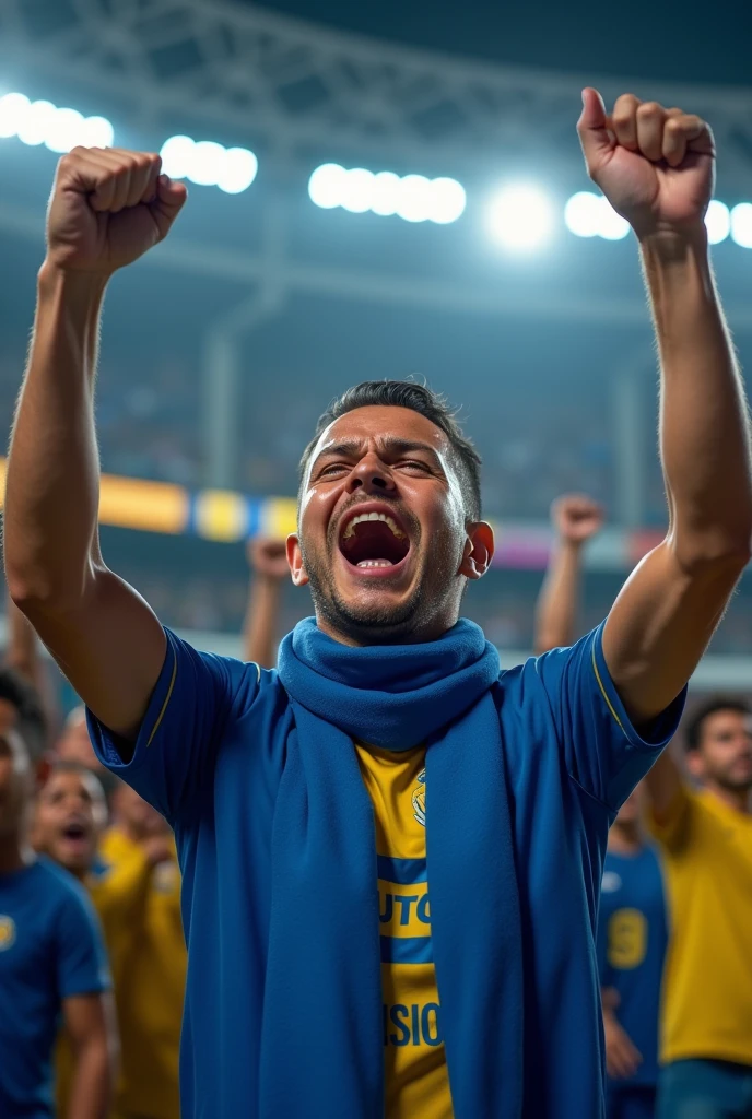 Gremio fan with a fever