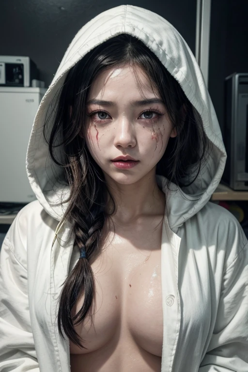 Big Tits,Big Ass,
Costume: Wearing a white lab coat、Have them wear old glass bottles or flasks as accessories.。The hem of the coat has stains and burn marks.、Create an eerie atmosphere。
• Makeup: Paint your face pale、Around the eyes, bruises and burn marks that look like they were caused by chemical reactions are painted with face paint.。The lips are black、Add paint around the lips to make it look like there are dripping chemicals。Do you tie your hair up in a messy way?、Hide with the hood of your lab coat。