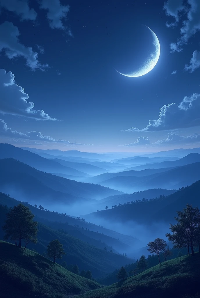 a night landscape