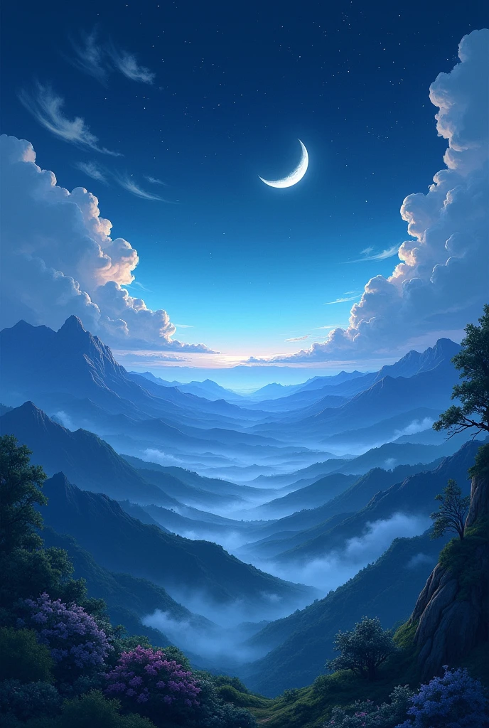 a night landscape