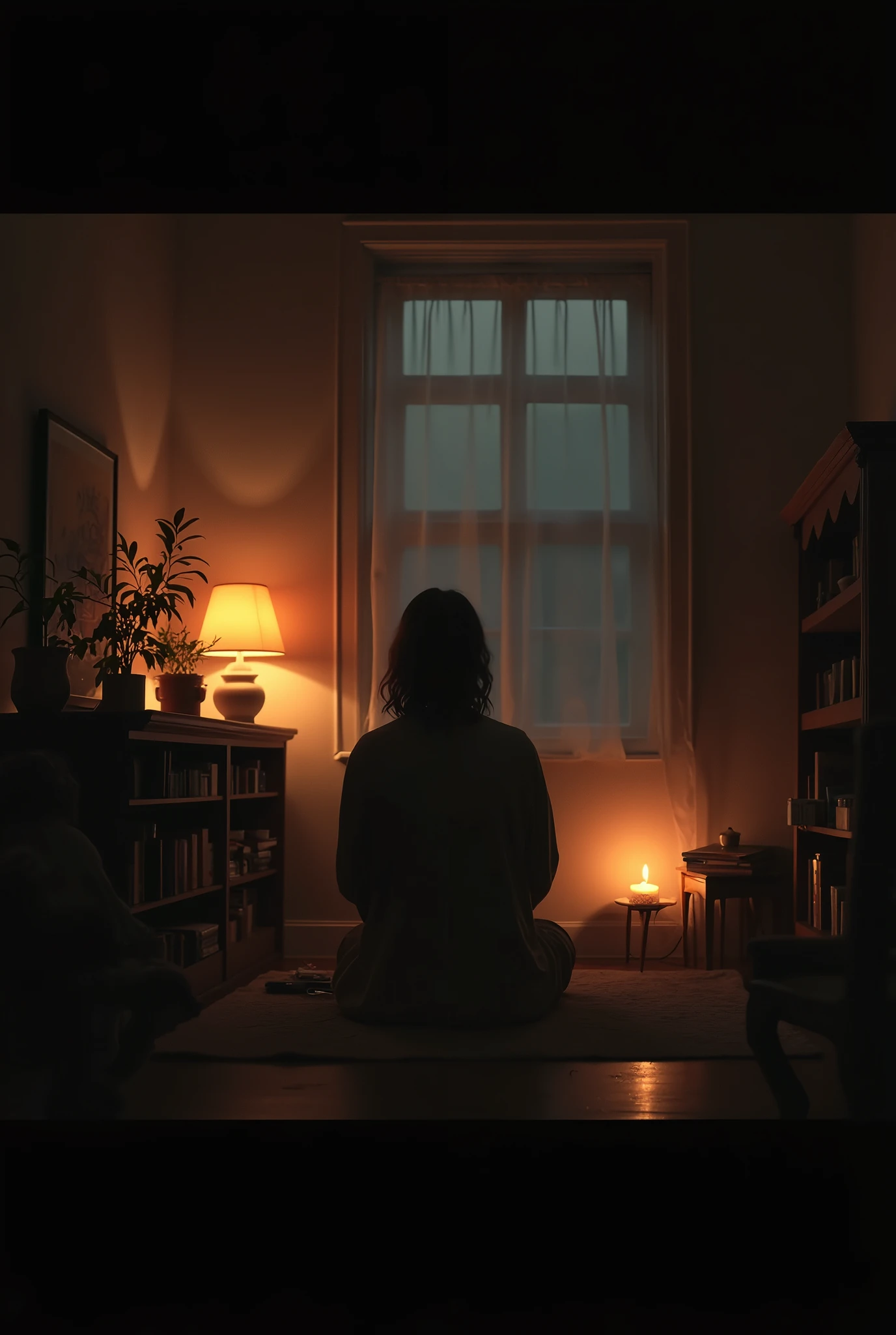 create a photo for my music video called Under Soft Lights, It's from a Youtube channel that I have, called LOFI SUNSET RADIO.