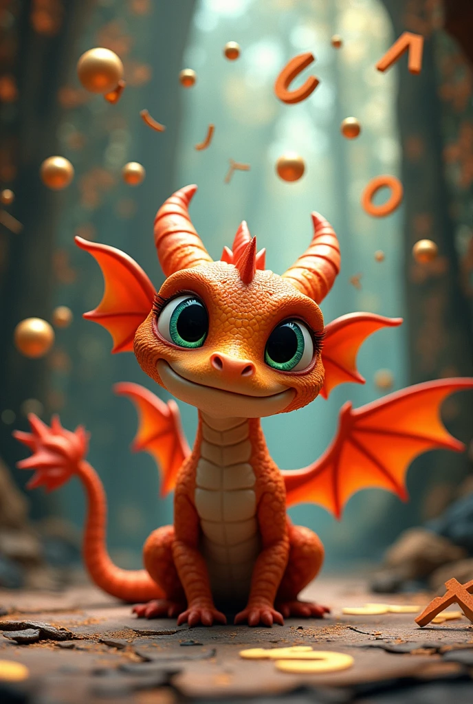 cinematic photo professional 3d model Magical Mathematics two parts in one art, double exposure, cute little detailed shocked perfect dragon trying to understand what all these weird scary words mean : Hyperbola, Parabola, Pi, Euler's Number, Complex Numbers, Tessellations, Orthogonal Projection, Riemann Surface, Golden Ratio, best quality, dark tales, Craola, Dan Mumford, Andy Kehoe, Miyazaki 2d, flat, cute, adorable, vintage, art on a cracked paper, fairytale, patchwork, stained glass, storybook detailed illustration, cinematic, ultra highly detailed, tiny details, beautiful details, mystical, luminism, vibrant colors, complex background (smiling) (Cute) symmetrical . octane render, highly detailed, volumetric, dramatic lighting . 35mm photograph, film, bokeh, professional, 4k, highly detailed